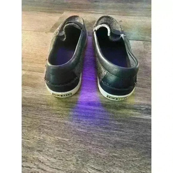 COLE HAAN Women Nantucket Navy Wool Slip On Sneaker Penny Loafers  Size 8b - Picture 5 of 6